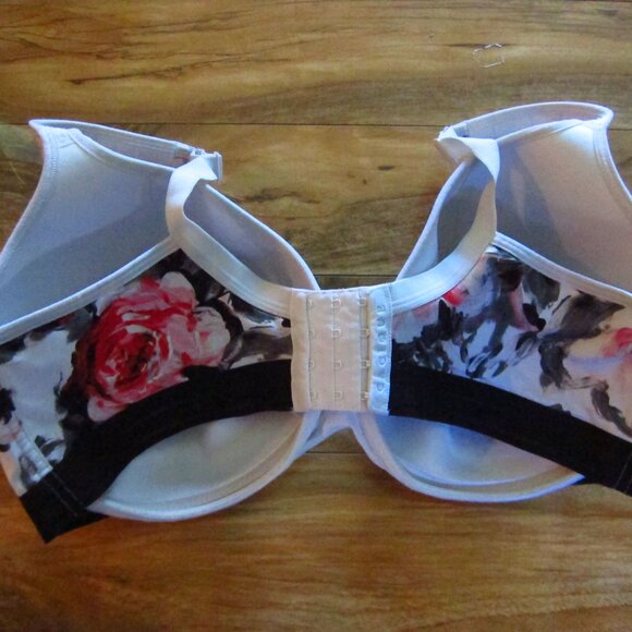 CACIQUE Floral Print Lightly Lined Balconette Underwire Bra Size 42F - Picture 4 of 7